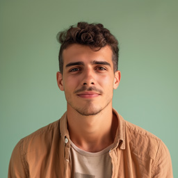 Porträt eines Talents mit Name und Berufsbezeichnung
)}