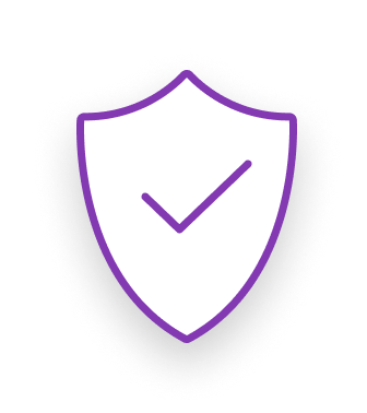 Schild-Symbol mit Haken, das für die geprüften Talente auf der Plattform steht.